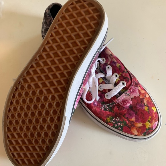 VANS floral canvas sneakers - Picture 2 of 3